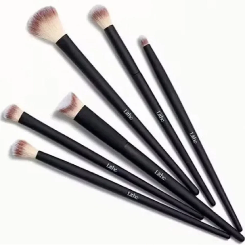 ✨ Lithe Makeup Everyday Face & Eye Brush Set – 6 Brushes ✨